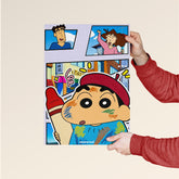 Shin-chan Crayon Artist Anime Poster